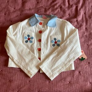 Daisy Cropped Work Jacket